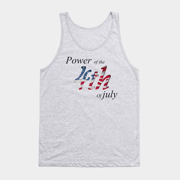 4th of july American T-Shirt Tank Top by Hilly Yasir